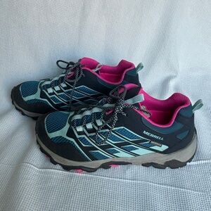 Merrell Moab Fst Sz 5.5 Girls Gorpcore  Waterproof Hiking Outdoor Trail Sneakers